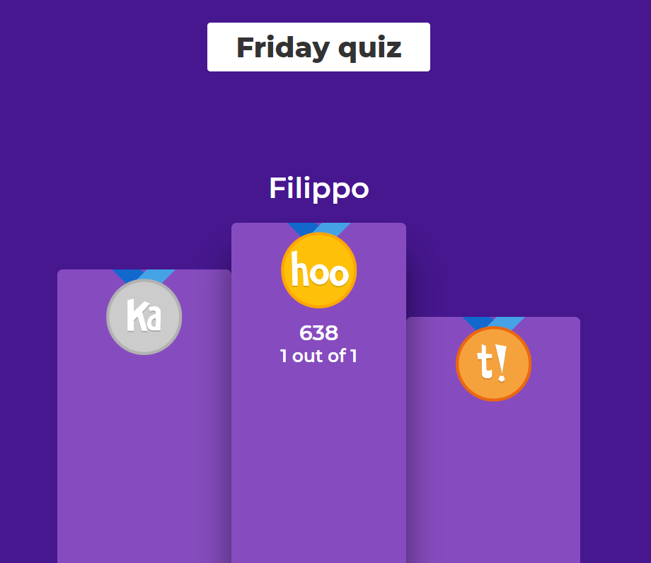 studente kahoot